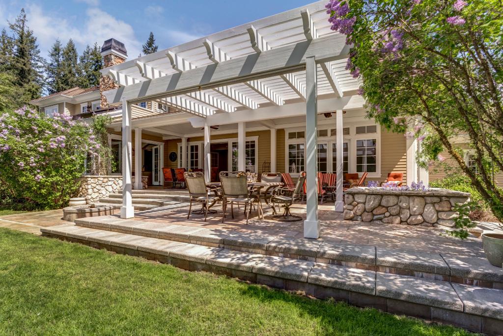 Luxury outdoor living space